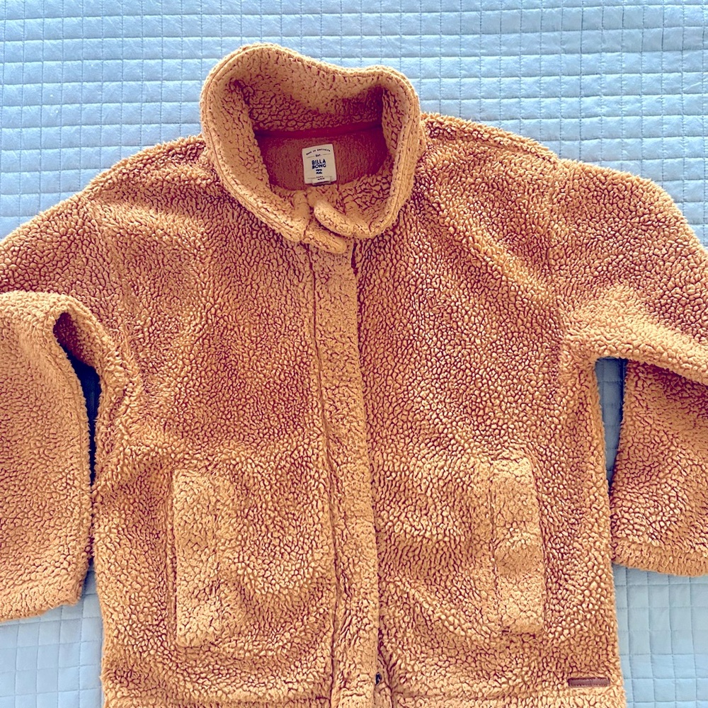 Billabong fluffy jacket excellent condition